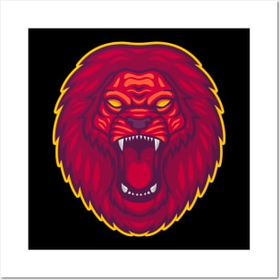 Lion Mascot Posters and Art